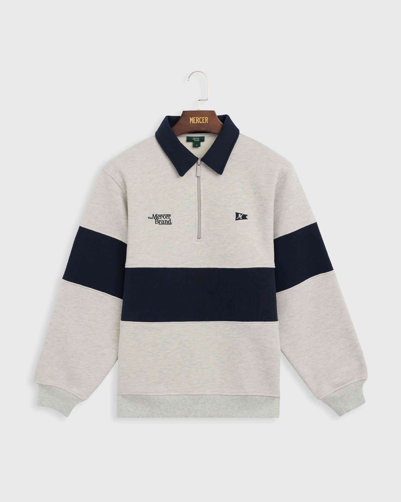 The Mercer Rugby Polo | Grey