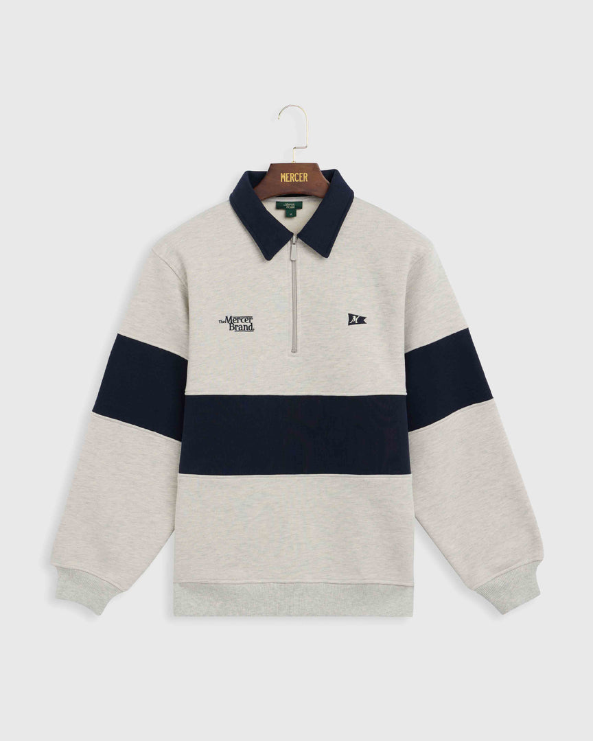 The Mercer Rugby Polo | Grey
