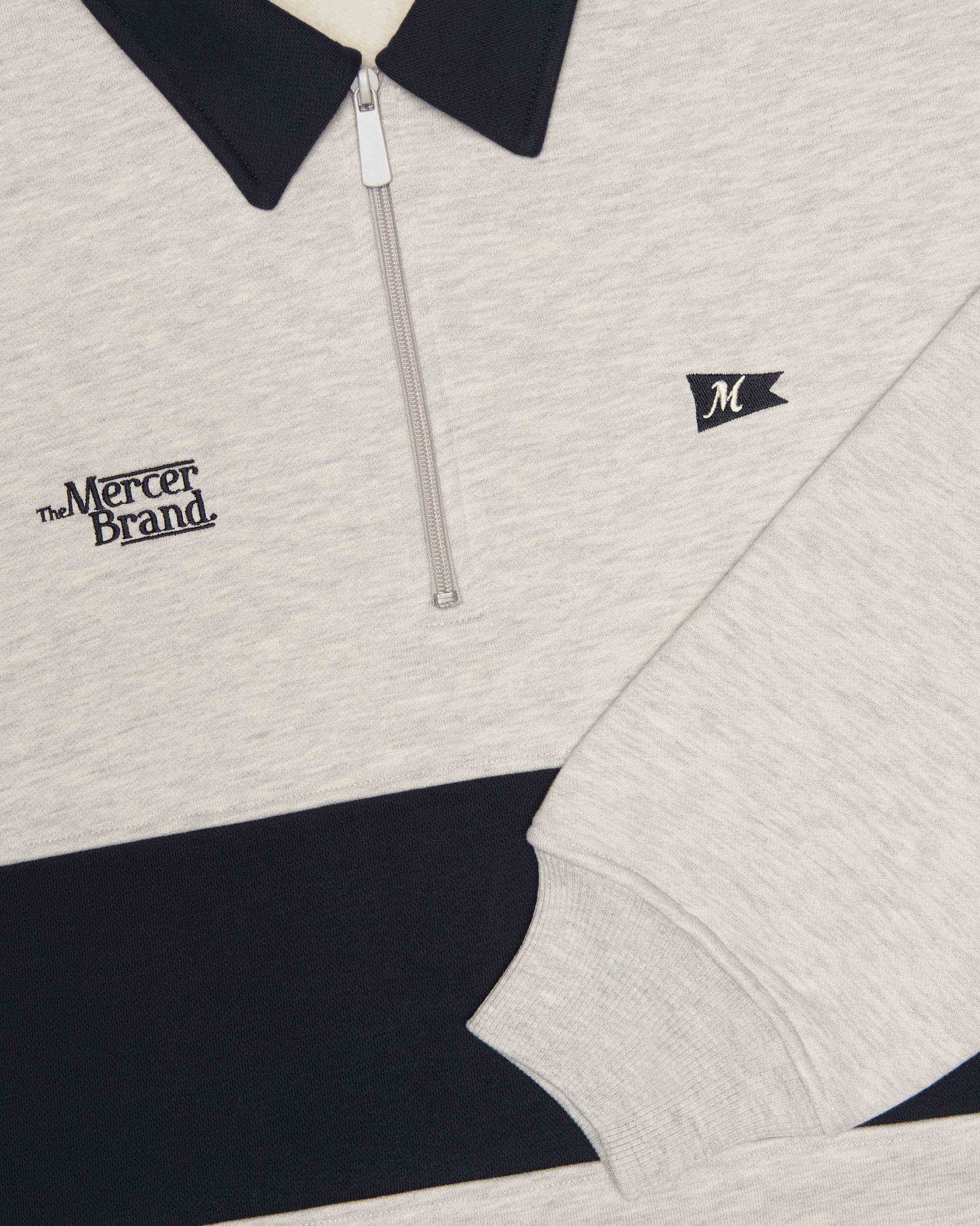 The Mercer Rugby Polo | Grey