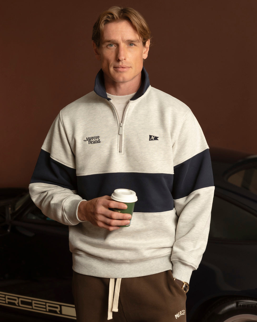 The Mercer Rugby Polo | Grey