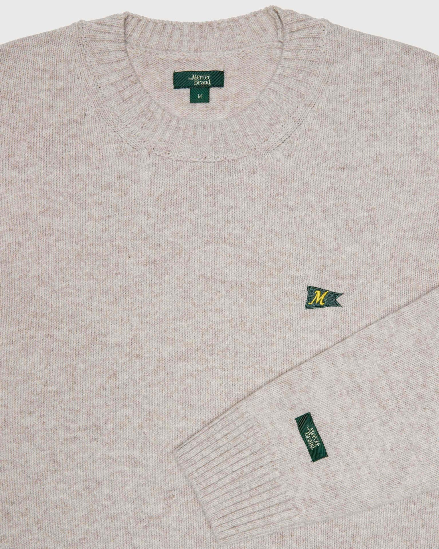 The Mercer Wool Knit | Light Sand