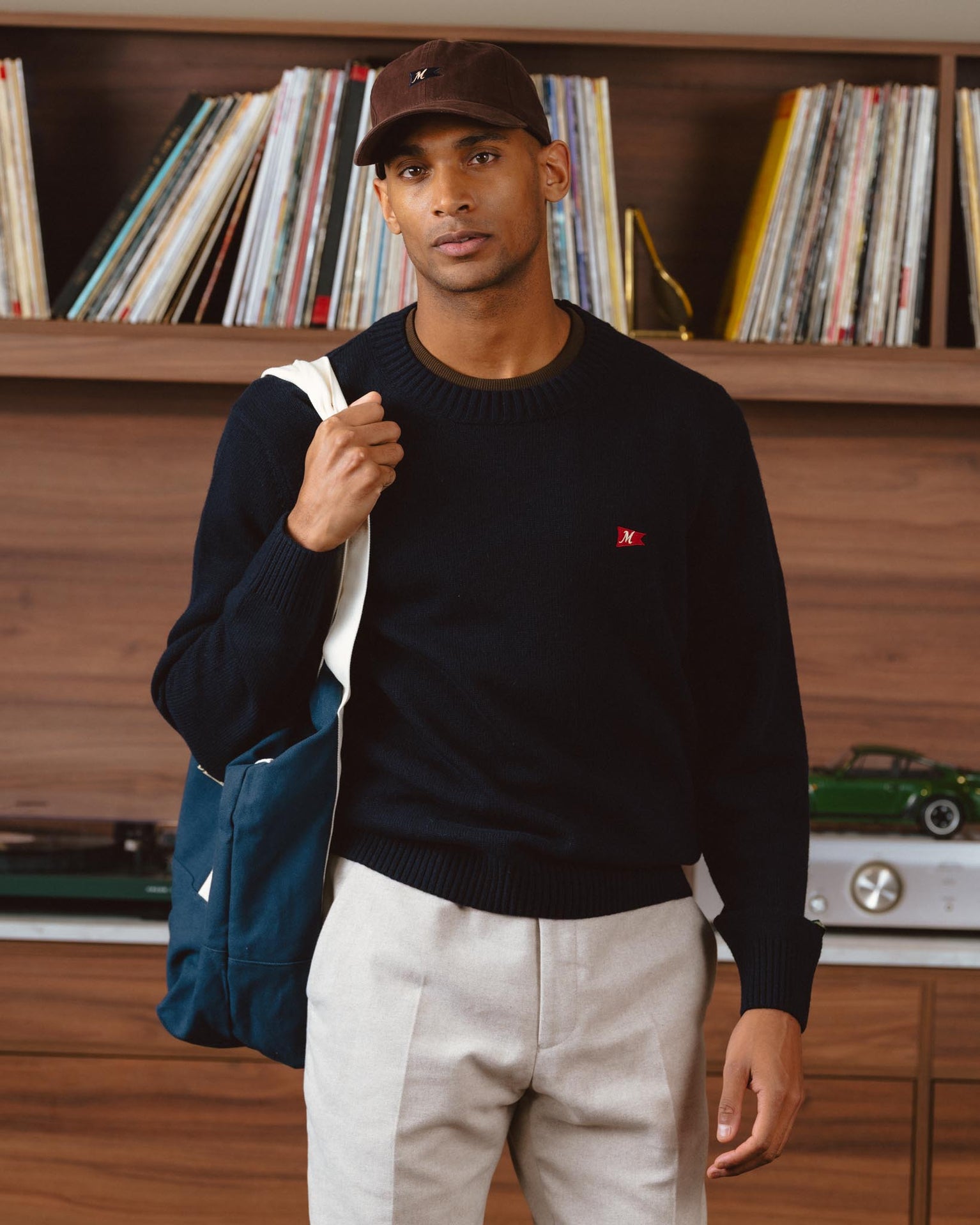 The Mercer Wool Knit | Blue