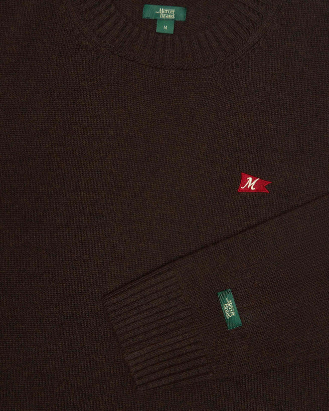 The Mercer Wool Knit | Brown