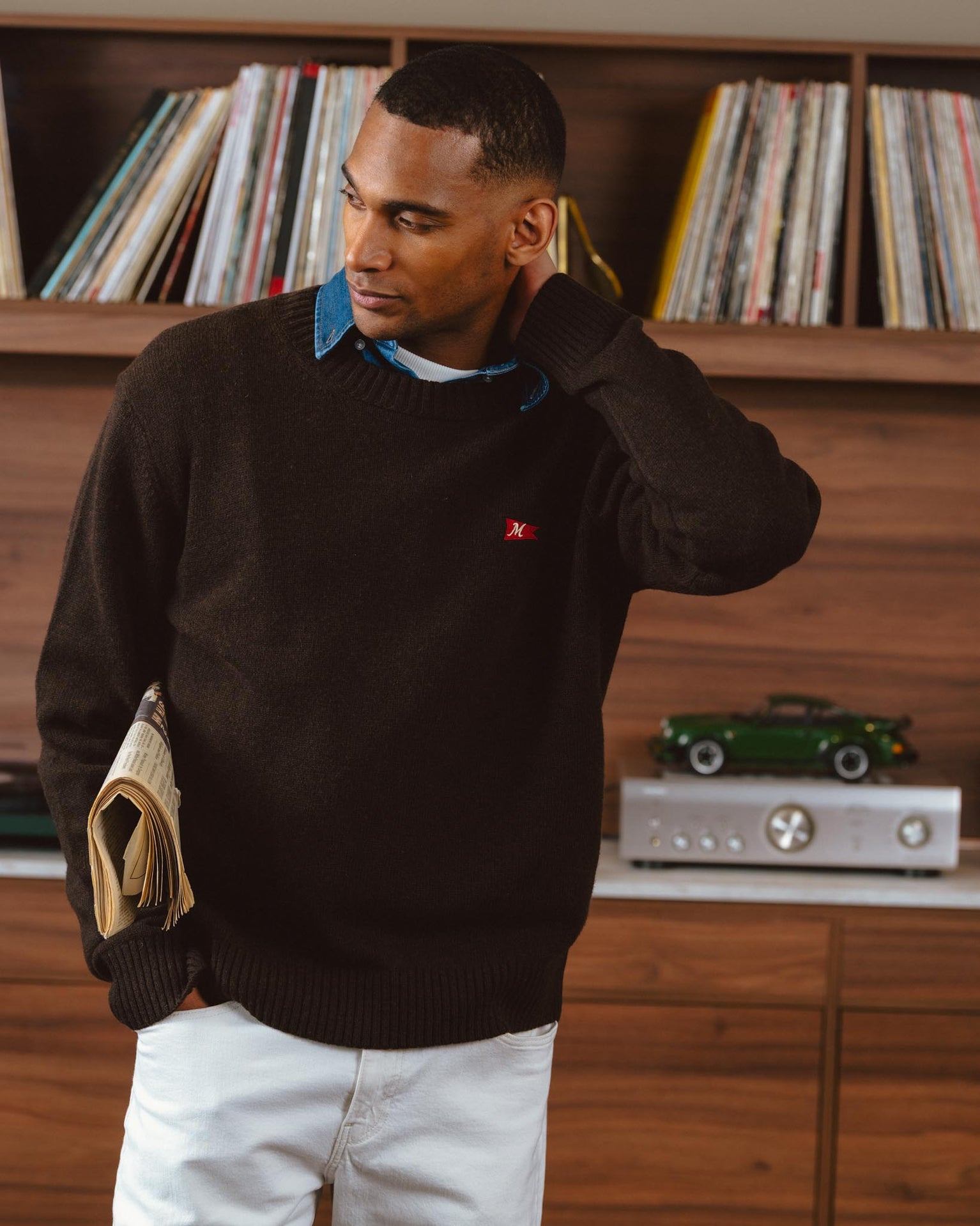 The Mercer Wool Knit | Brown