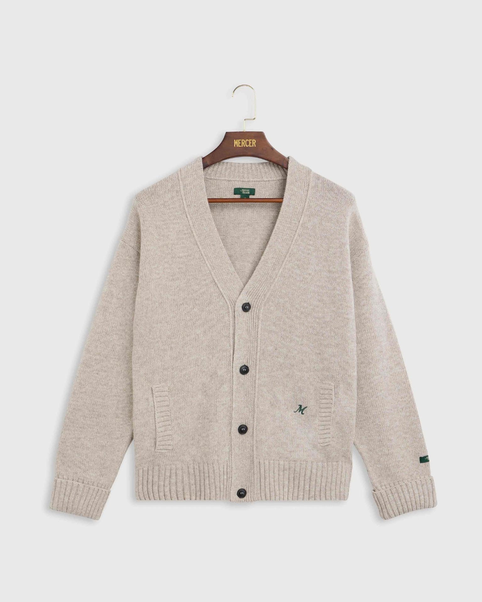 The Mercer Wool Knit Vest | Light Sand