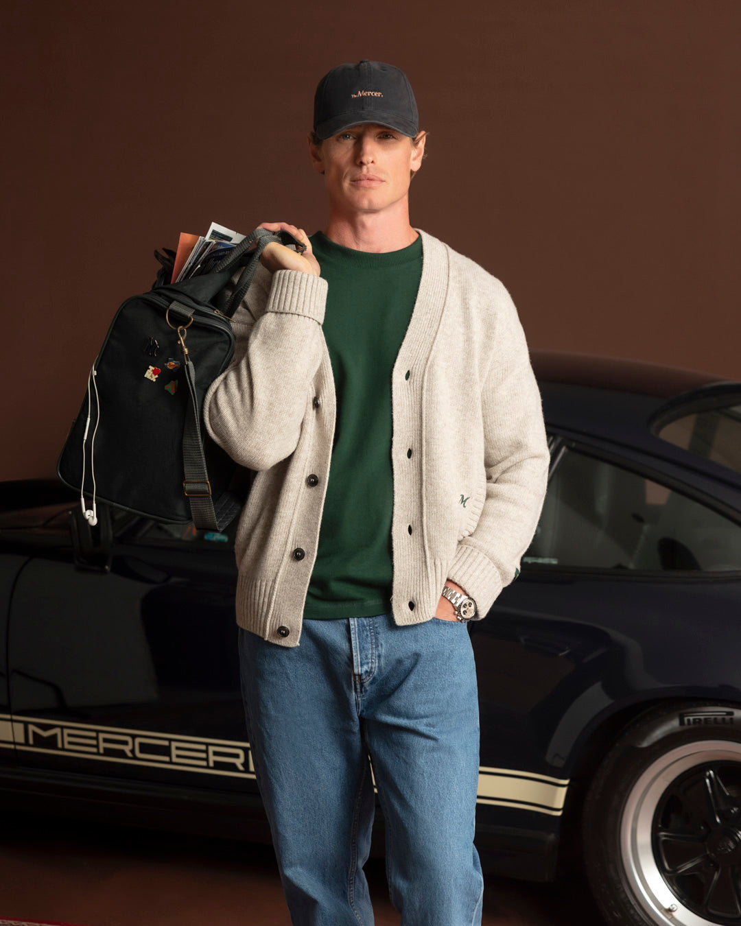The Mercer Wool Knit Vest | Light Sand