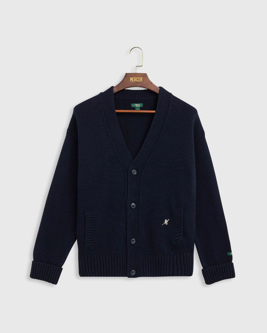 The Mercer Wool Knit Vest | Blue