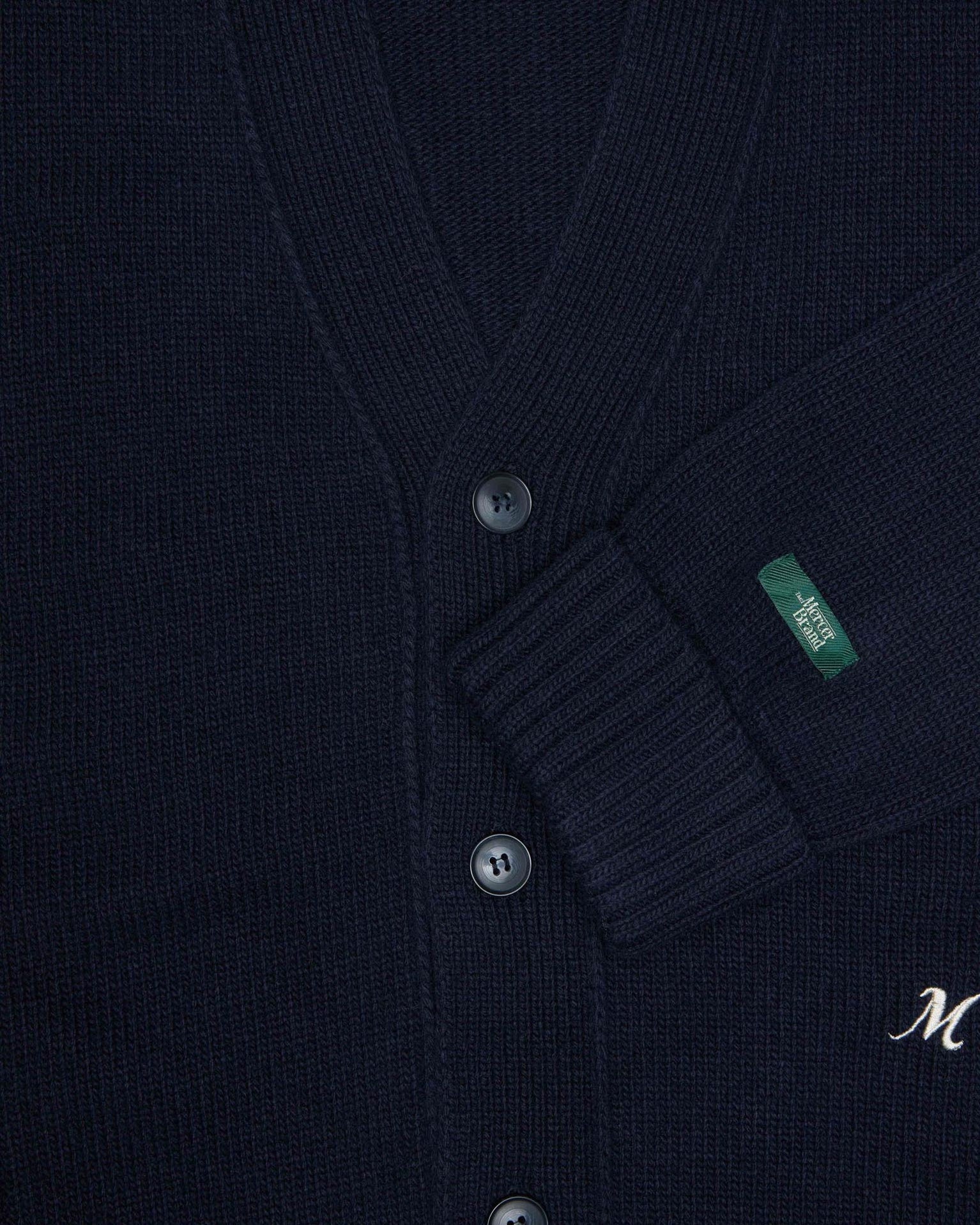 The Mercer Wool Knit Vest | Blue