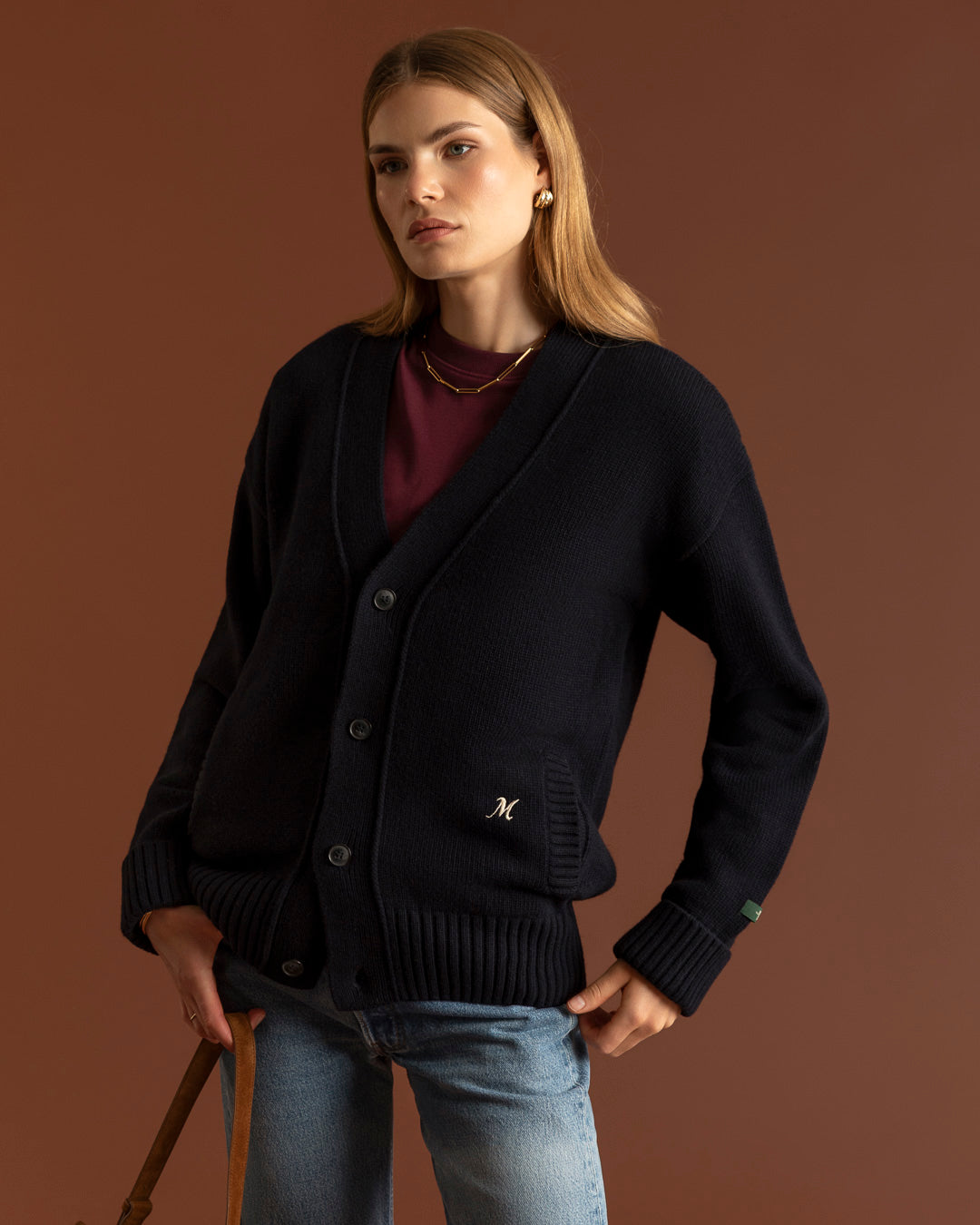 The Mercer Wool Knit Vest | Blue