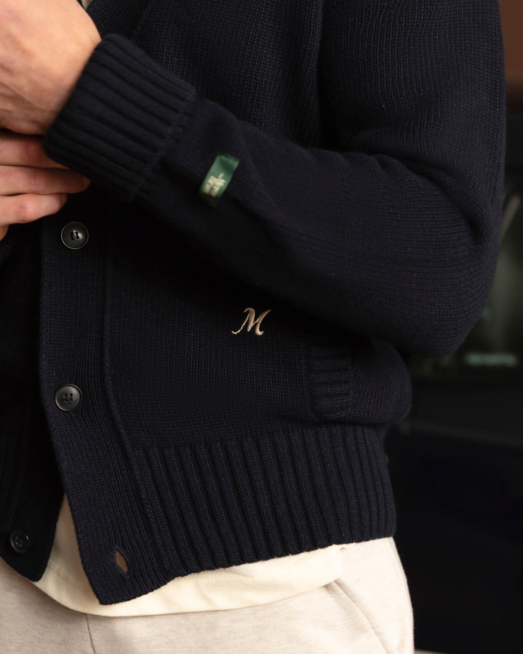 The Mercer Wool Knit Vest | Blue