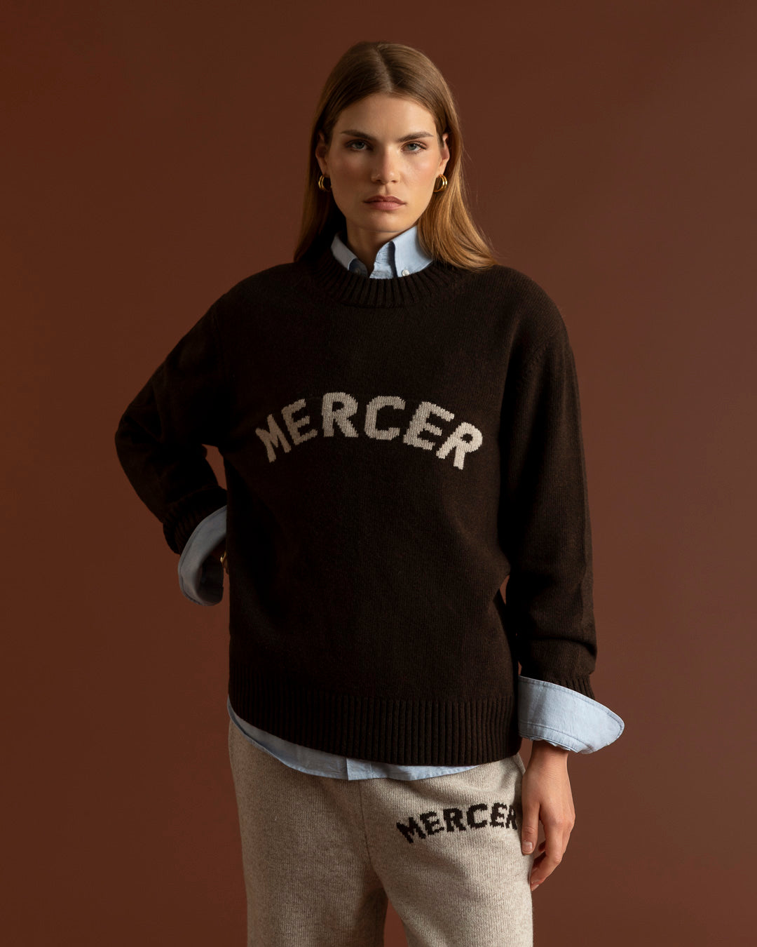 The Mercer Signature Knit | Brown