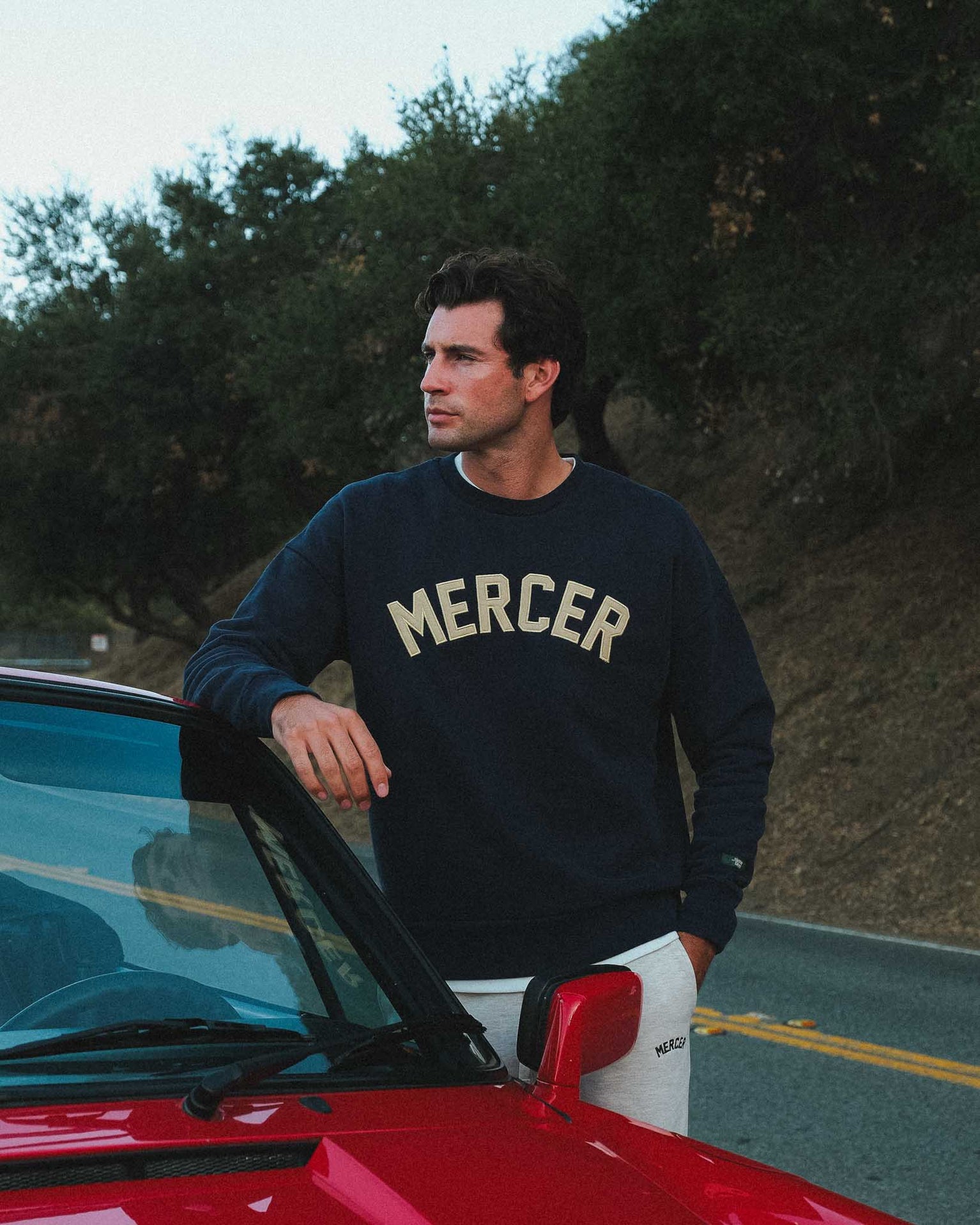 The Mercer Signature Sweat | Blue