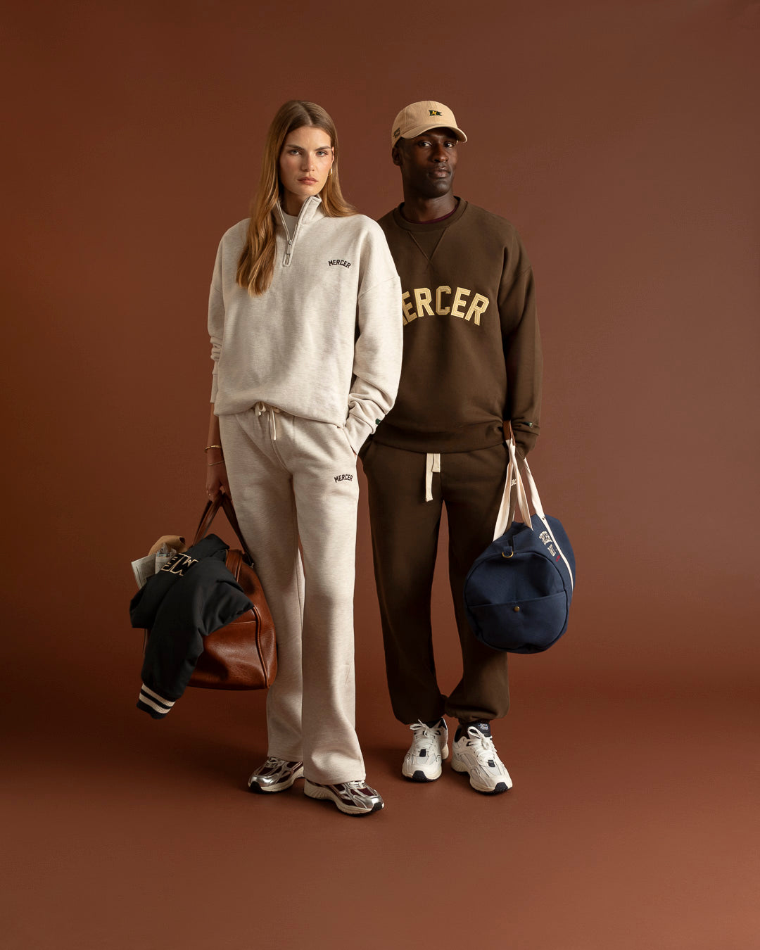 The Mercer Sweat Pants W | Light Sand