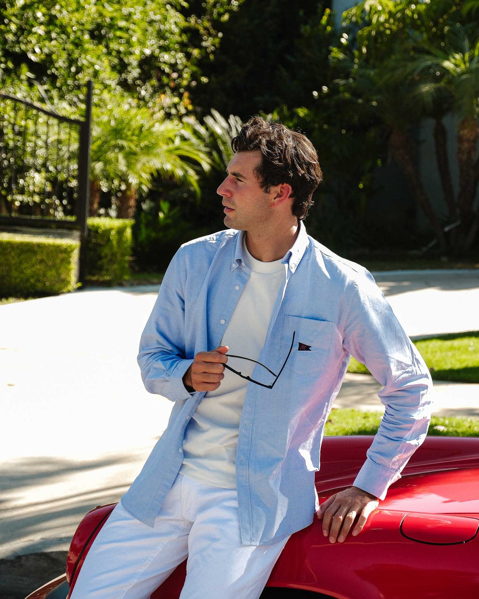 The Mercer Oxford | Light Blue