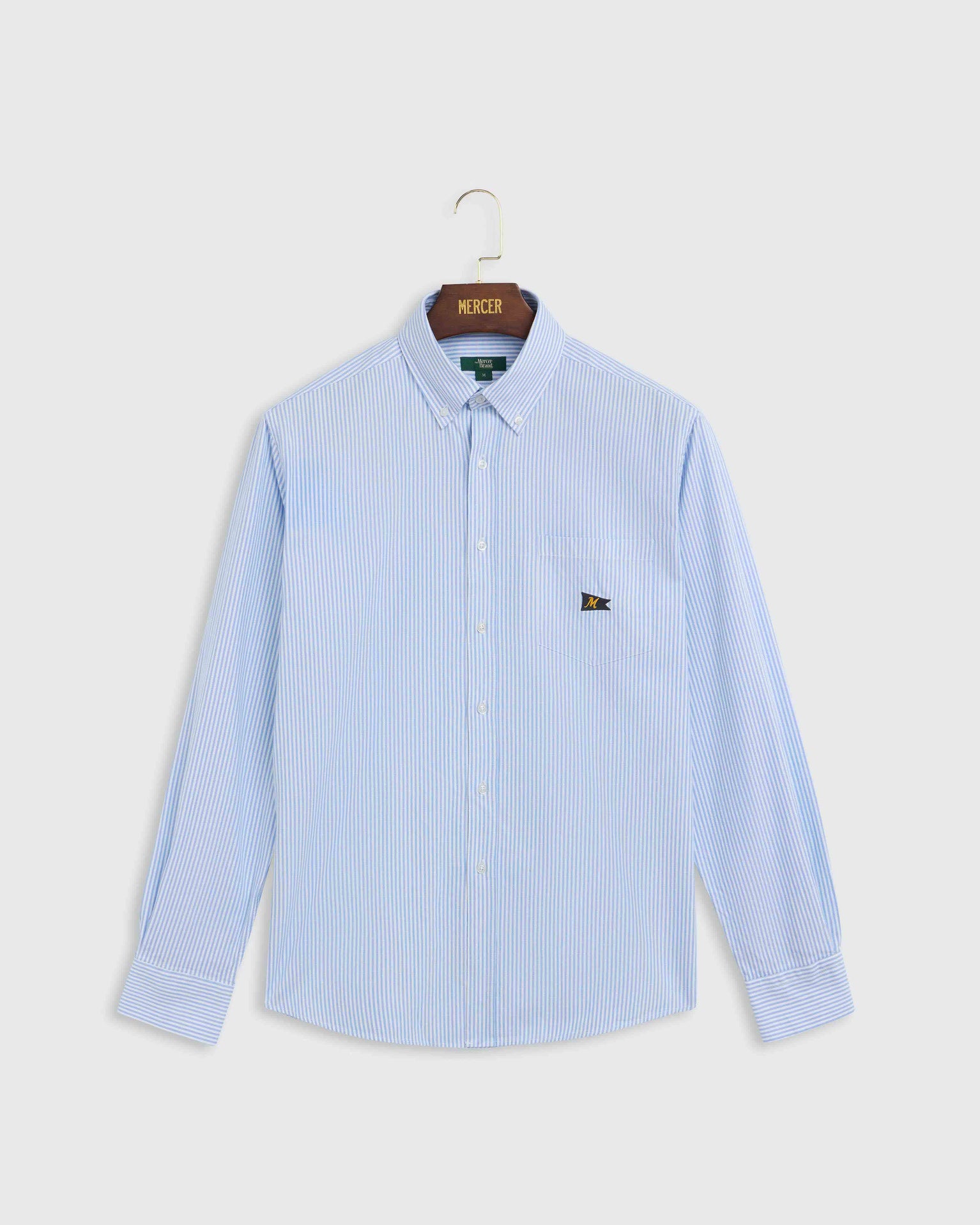 The Mercer Oxford | White/Blue