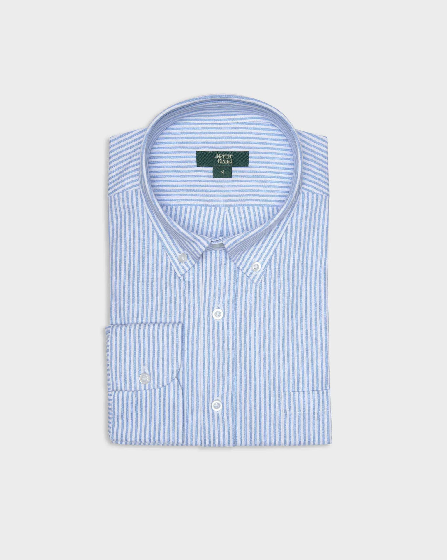 The Mercer Oxford | White/Blue