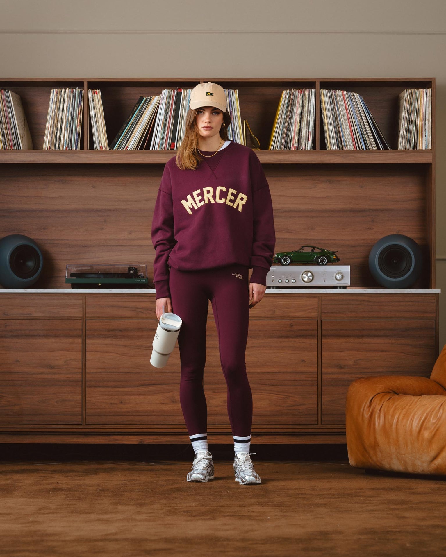 The Mercer Signature Sweat | Bordeaux