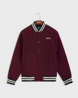 The Mercer Varsity Jacket | Bordeaux