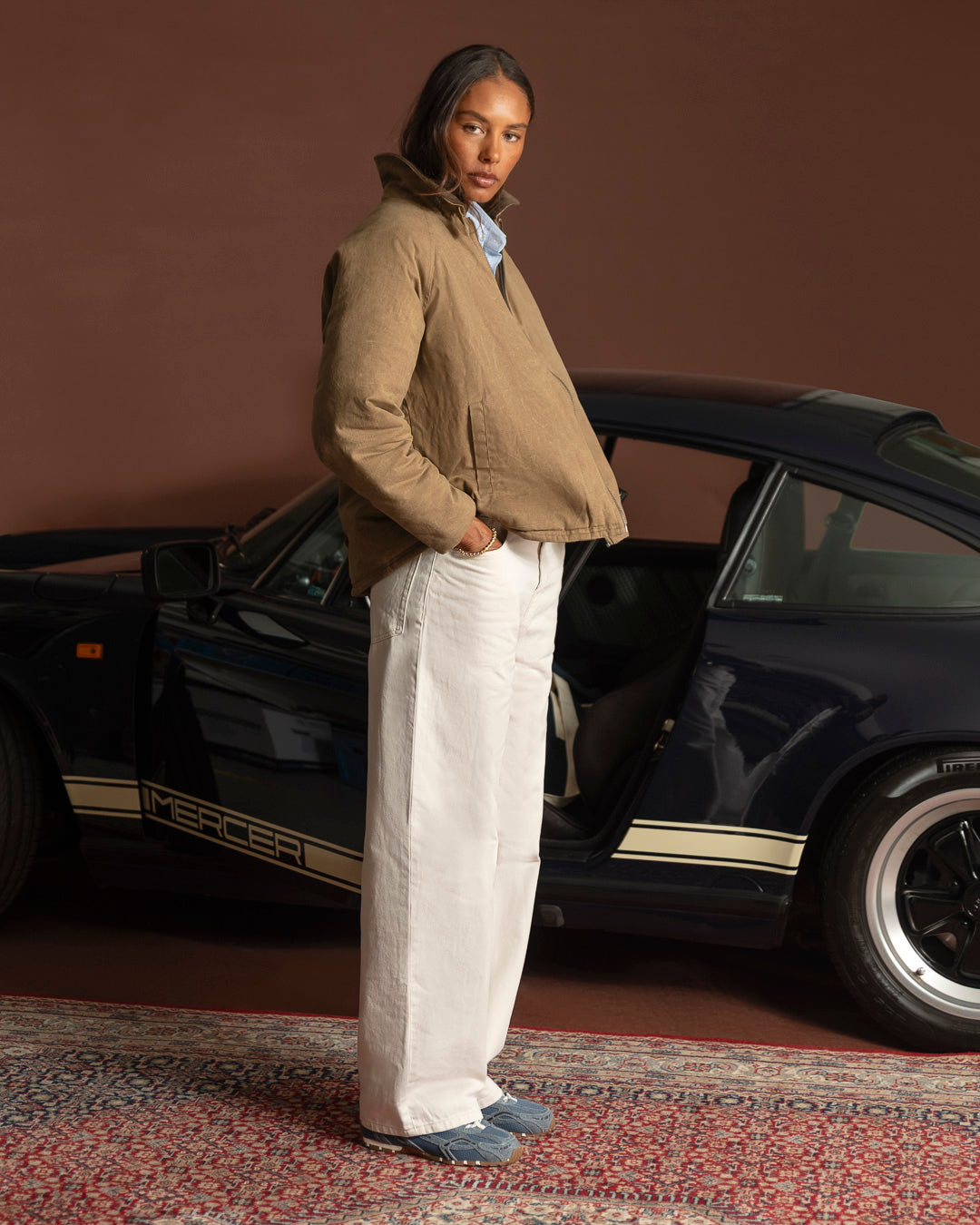 The Mercer Blouson Jacket | Sand