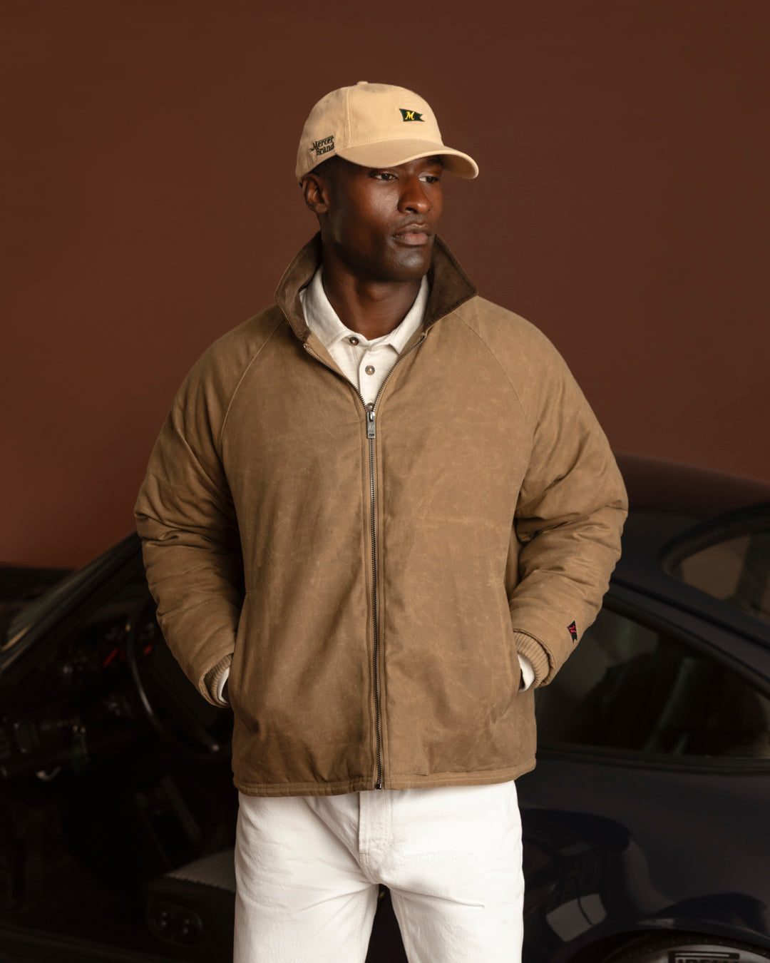 The Mercer Blouson Jacket | Sand