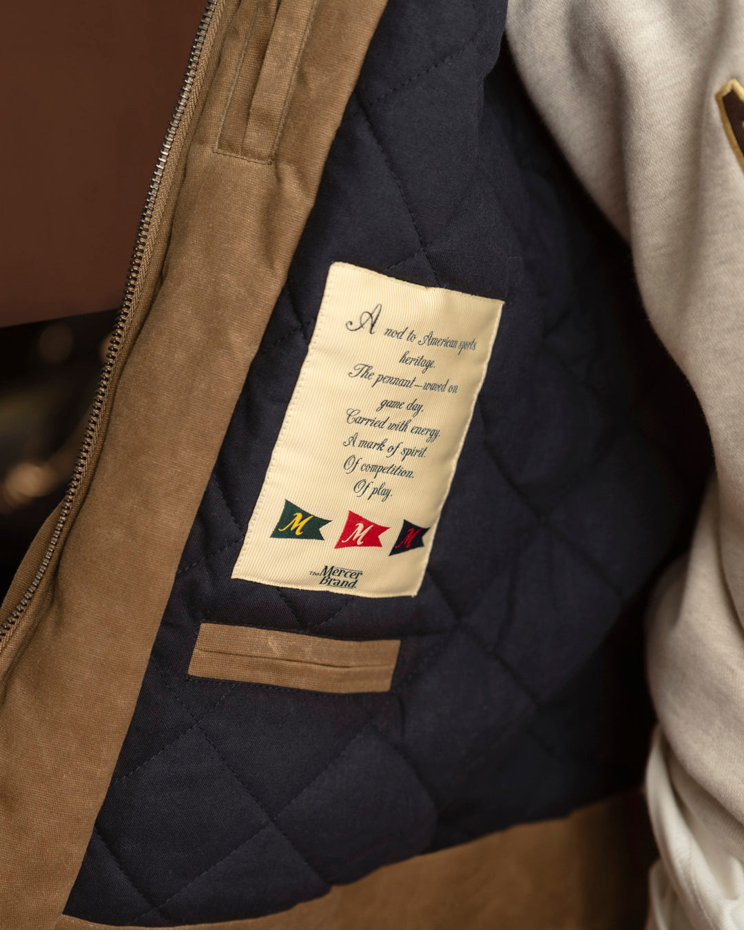The Mercer Blouson Jacket | Sand