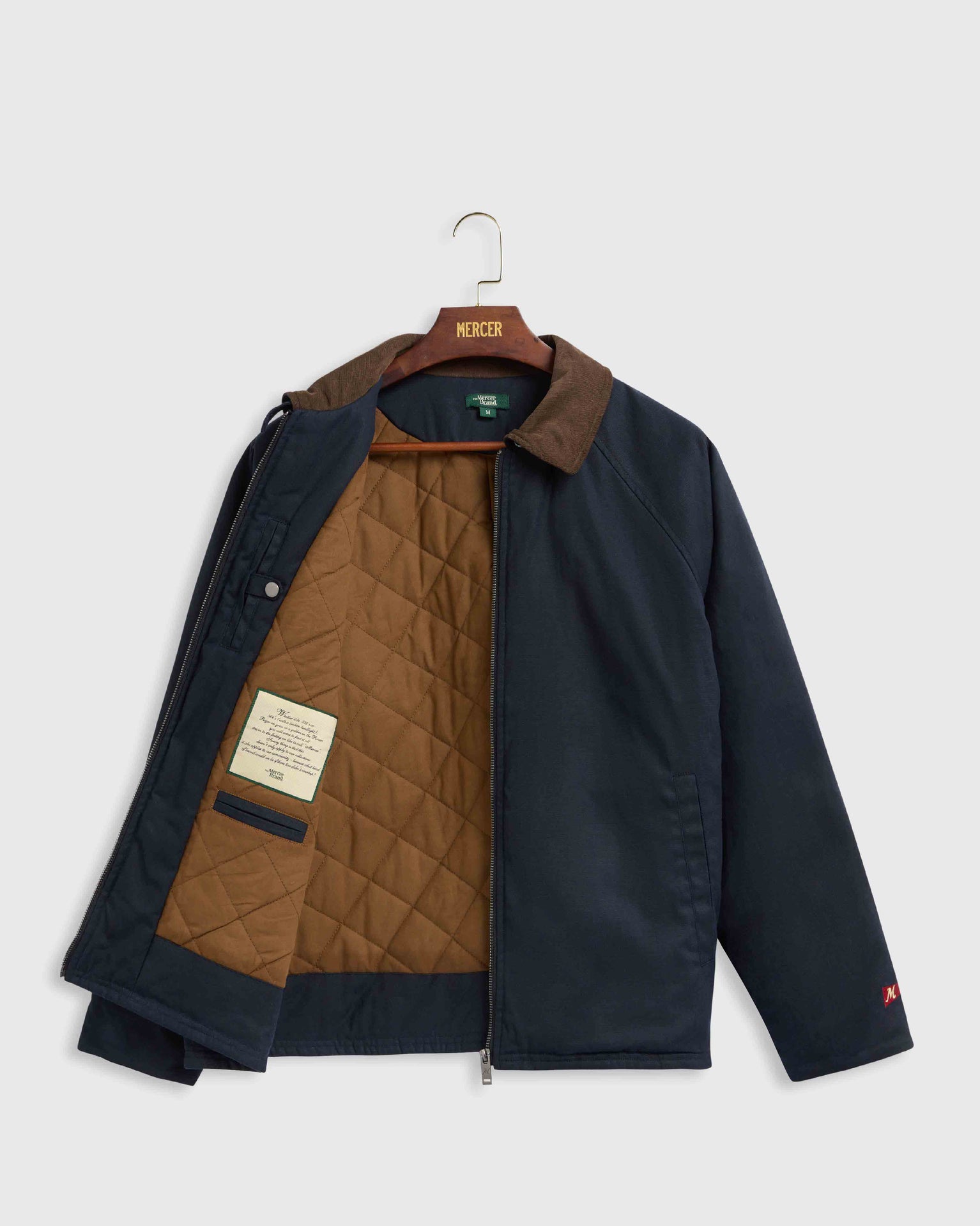 The Mercer Blouson Jacket | Blue