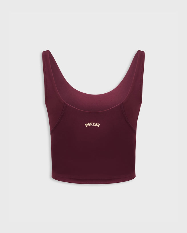The Mercer Sport Top | Bordeaux