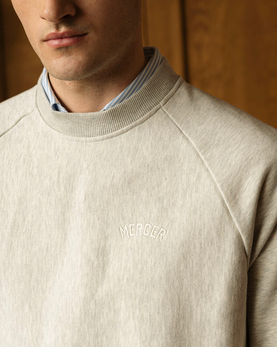 The Mercer Raglan Sweater | Grey