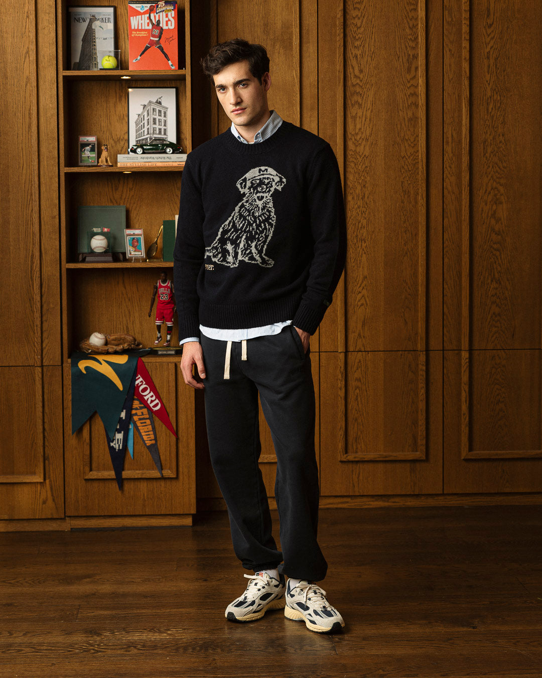 The Mercer Dog Knit | Navy