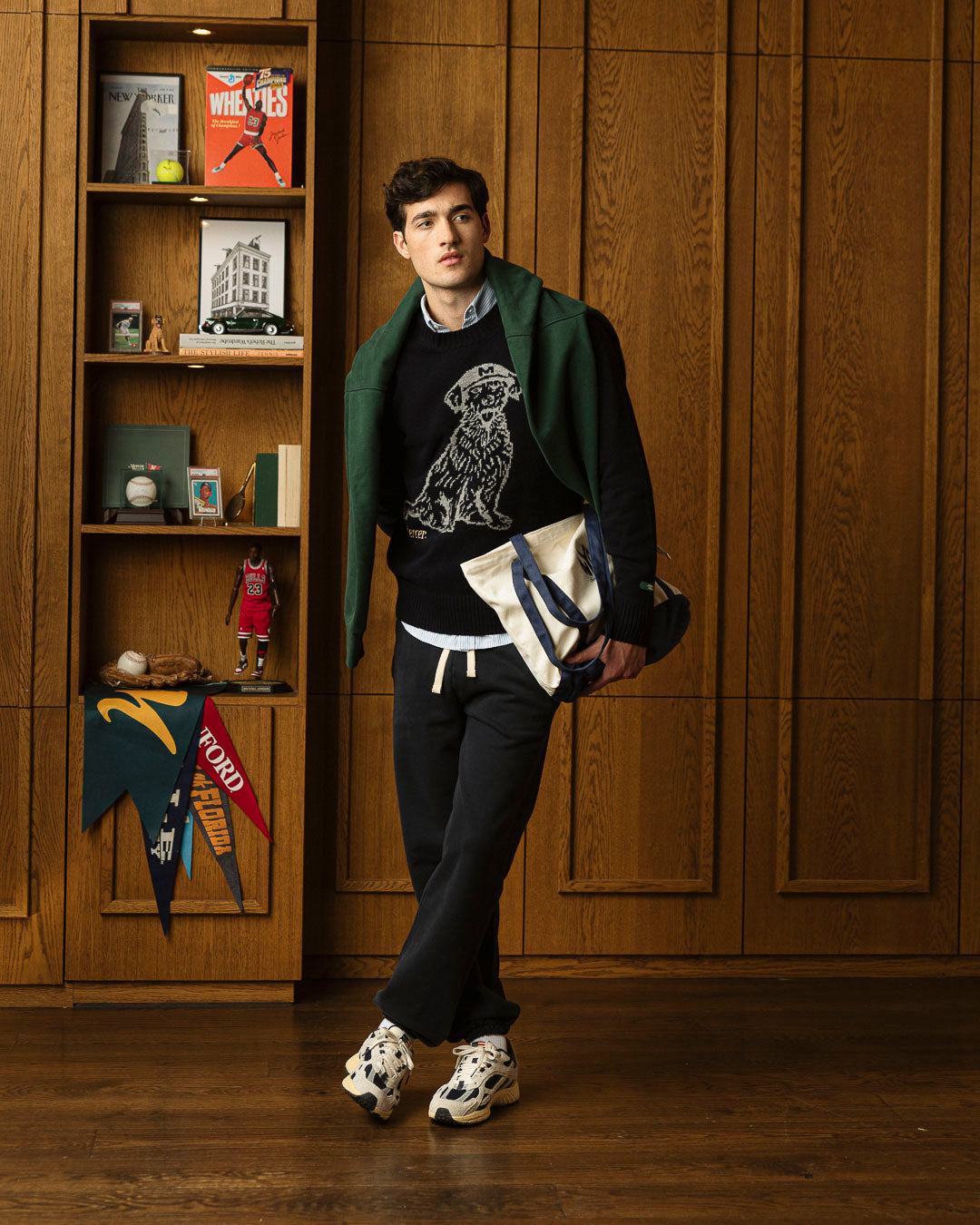 The Mercer Dog Knit | Navy