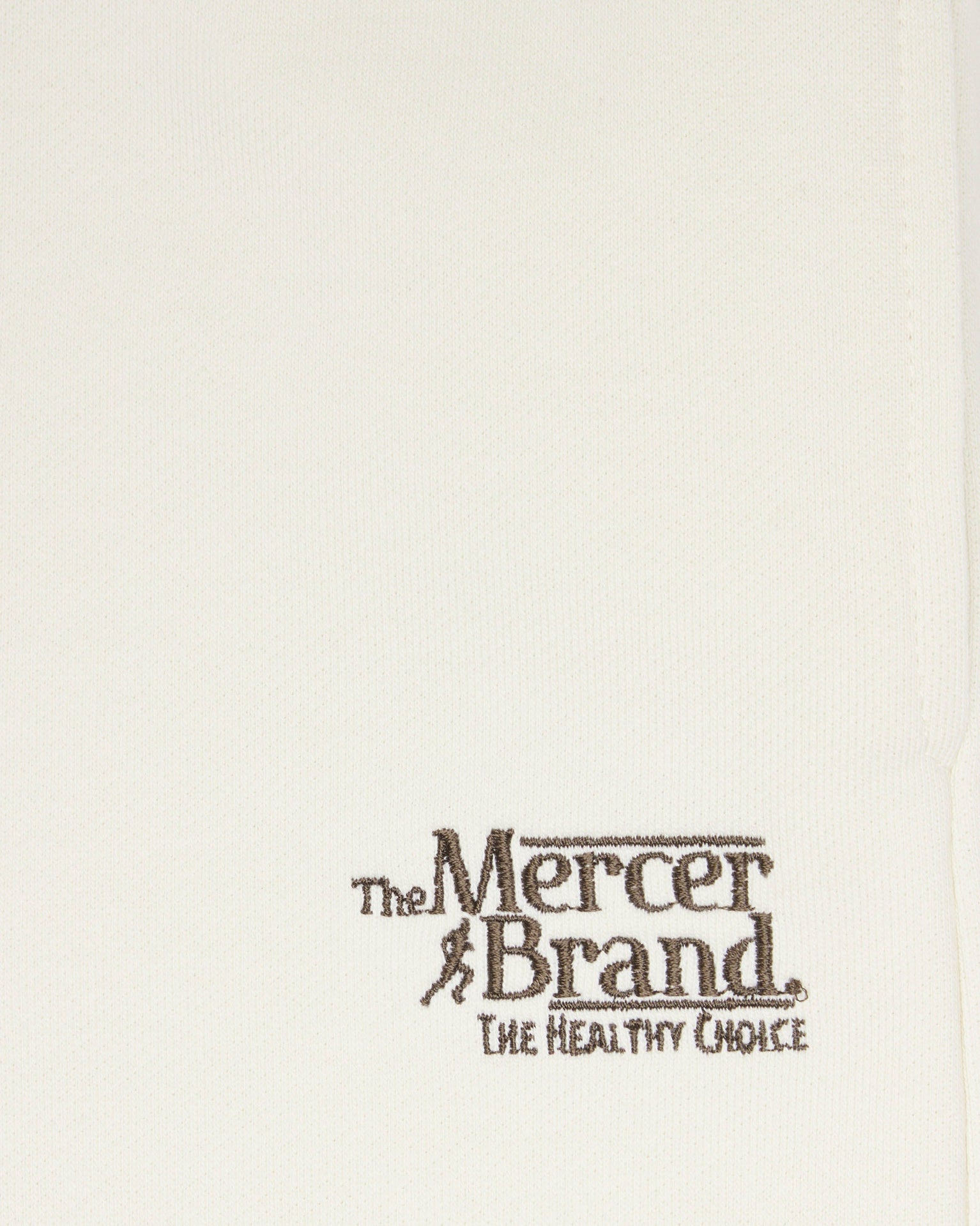 the mercer brand sweatpants off white with small logo made for women