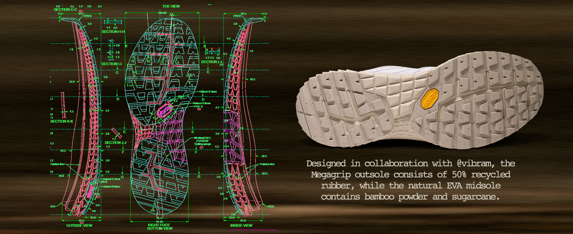 Vibram sole collaboration