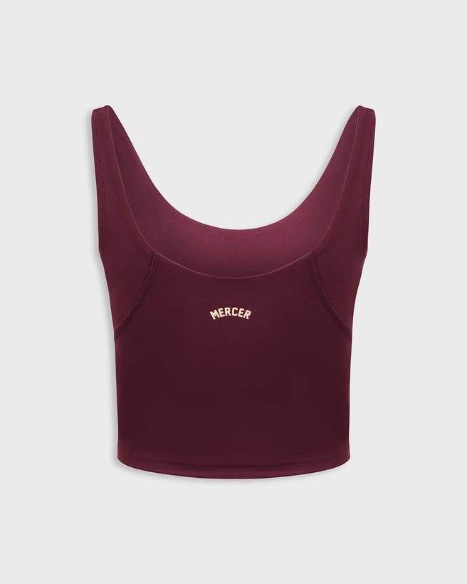 The Mercer Sport Top | Bordeaux