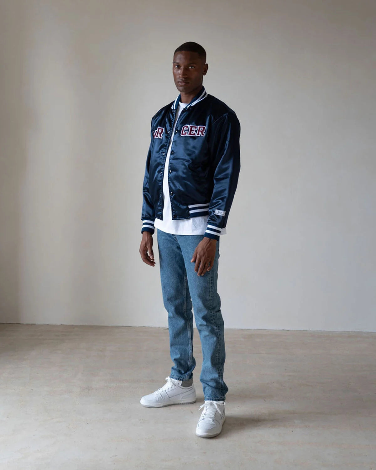 Mercer Varsity Jacket Satin