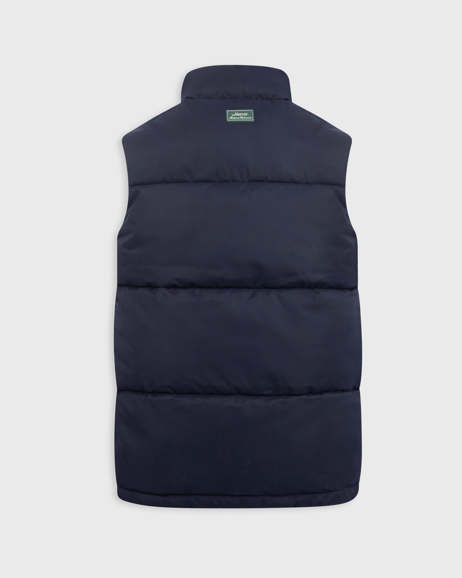 the mercer brand puffer bodywarmer navy 