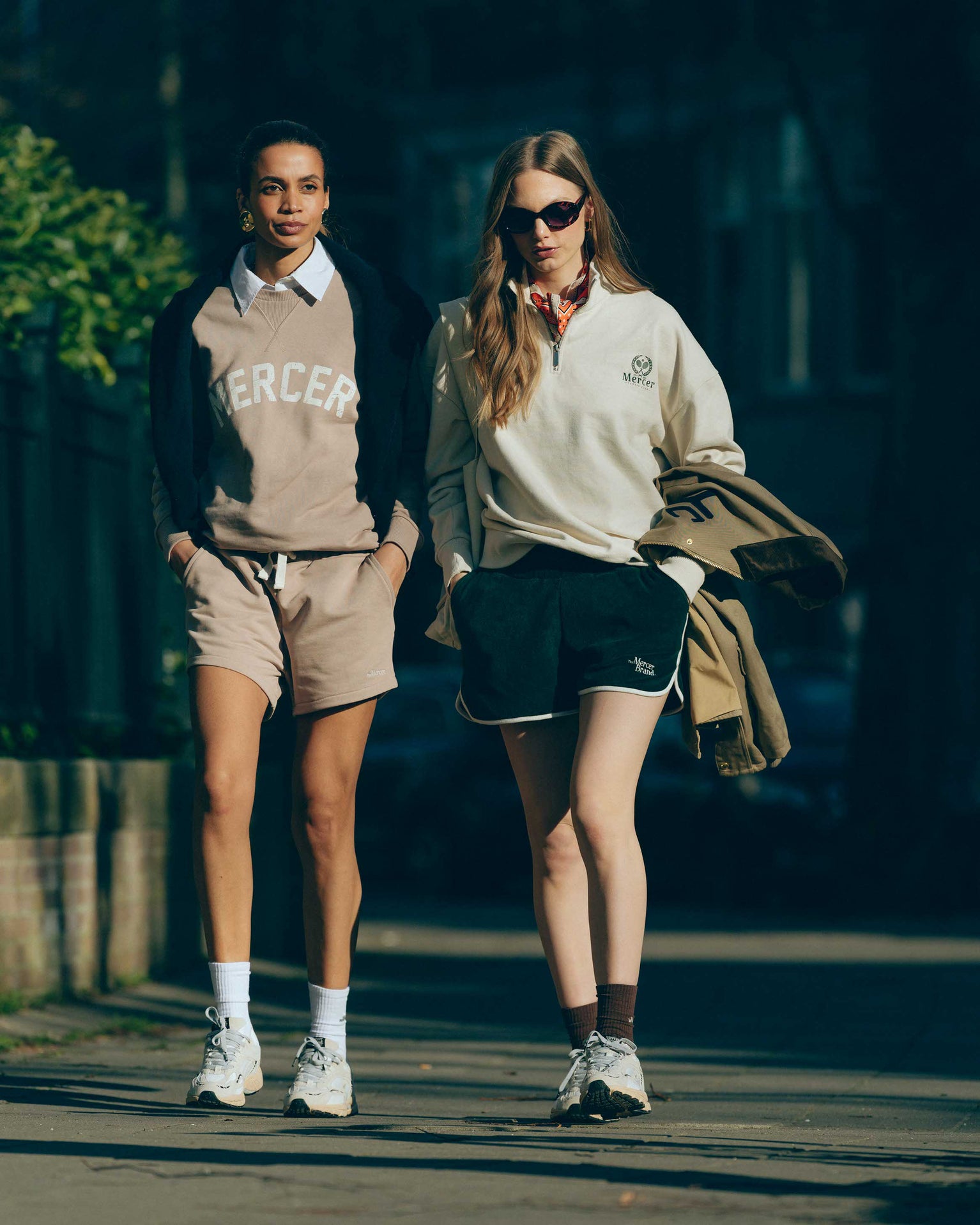 The Mercer Sweat Short Women | Brown